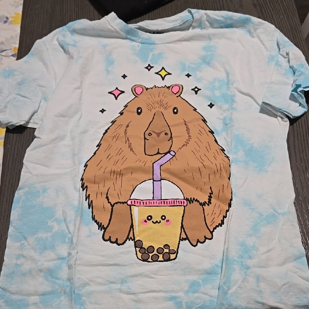 Tie-Dye Capybara Graphic Tee